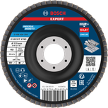 Lamelový kotouč Bosch EXPERT X782 115 mm G40 pro broušení kovů s dlouhou životností.